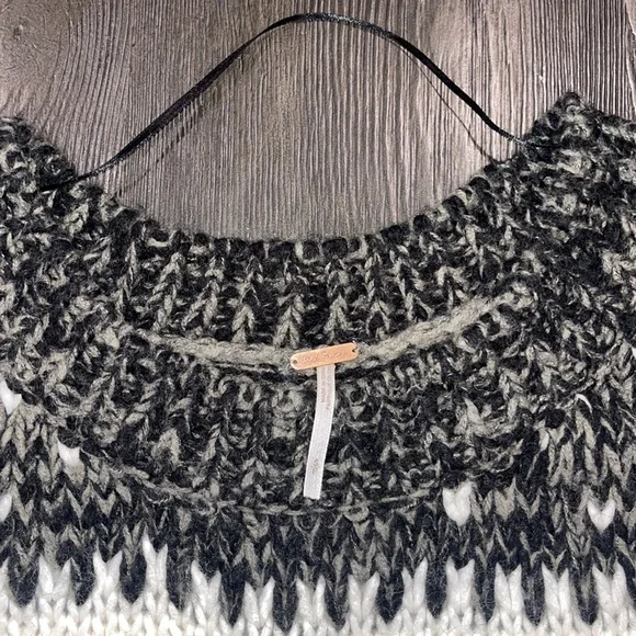 Free People Fair Isle Cropped Sweater - Picture 9 of 10